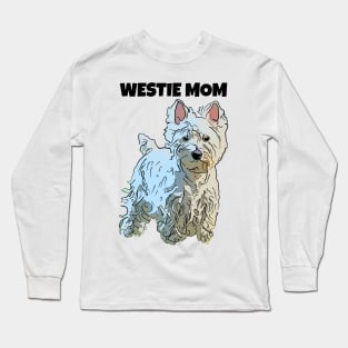 Westie Mom Long Sleeve T-Shirt